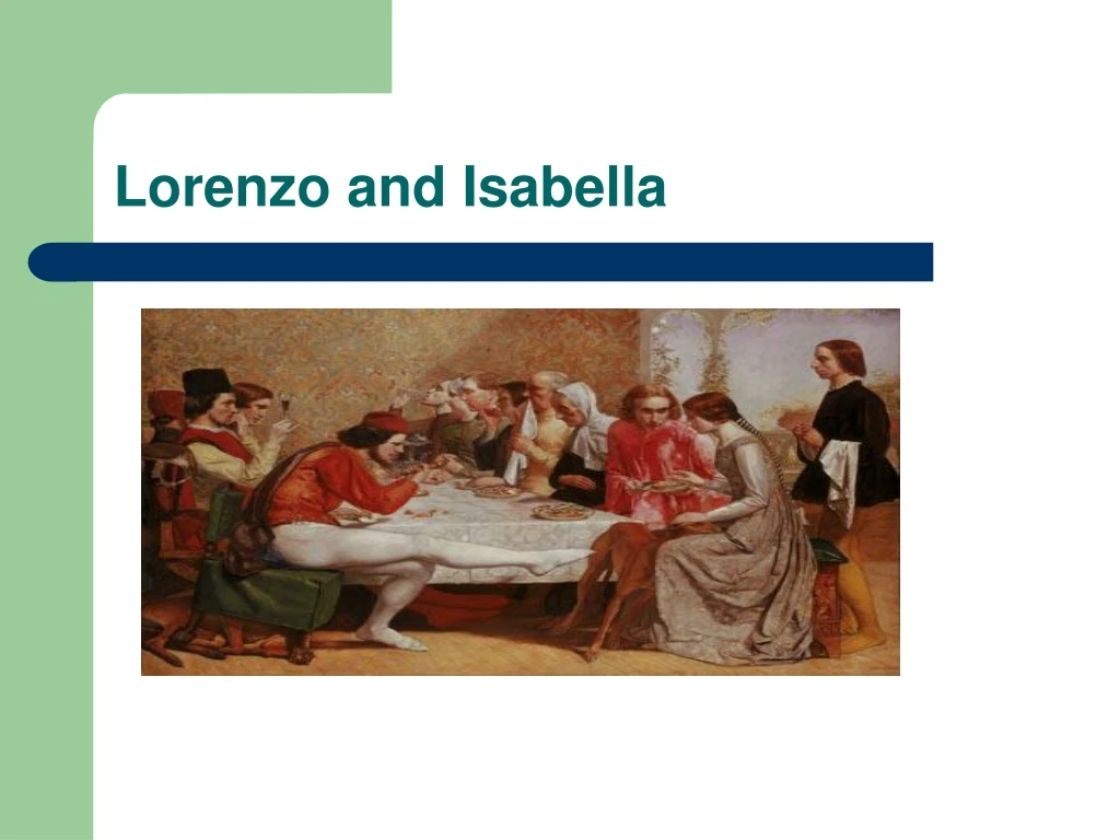 lorenzo and isabella