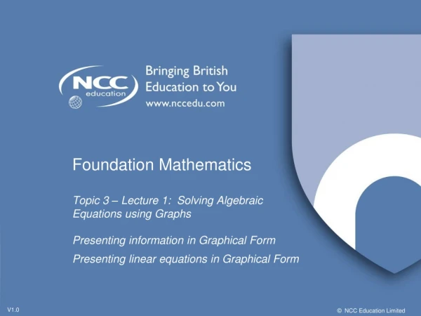 Foundation Mathematics