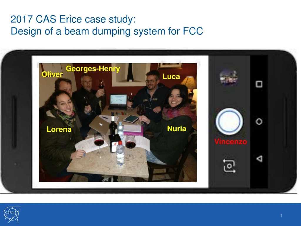 2017 cas erice case study design of a beam dumping system for fcc