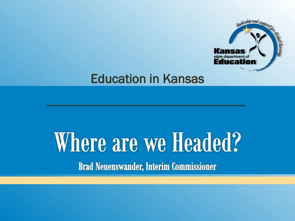 where are we headed brad neuenswander interim commissioner