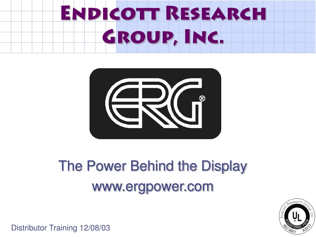 endicott research group inc