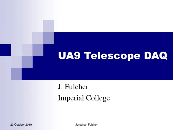 UA9 Telescope DAQ