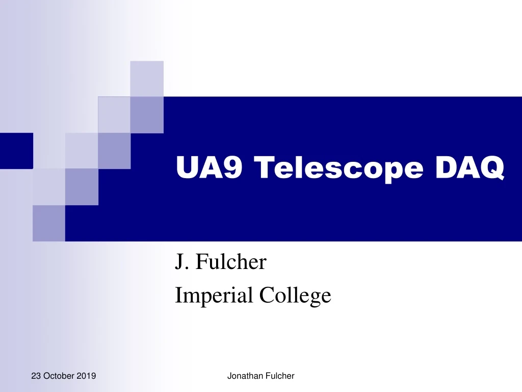 ua9 telescope daq