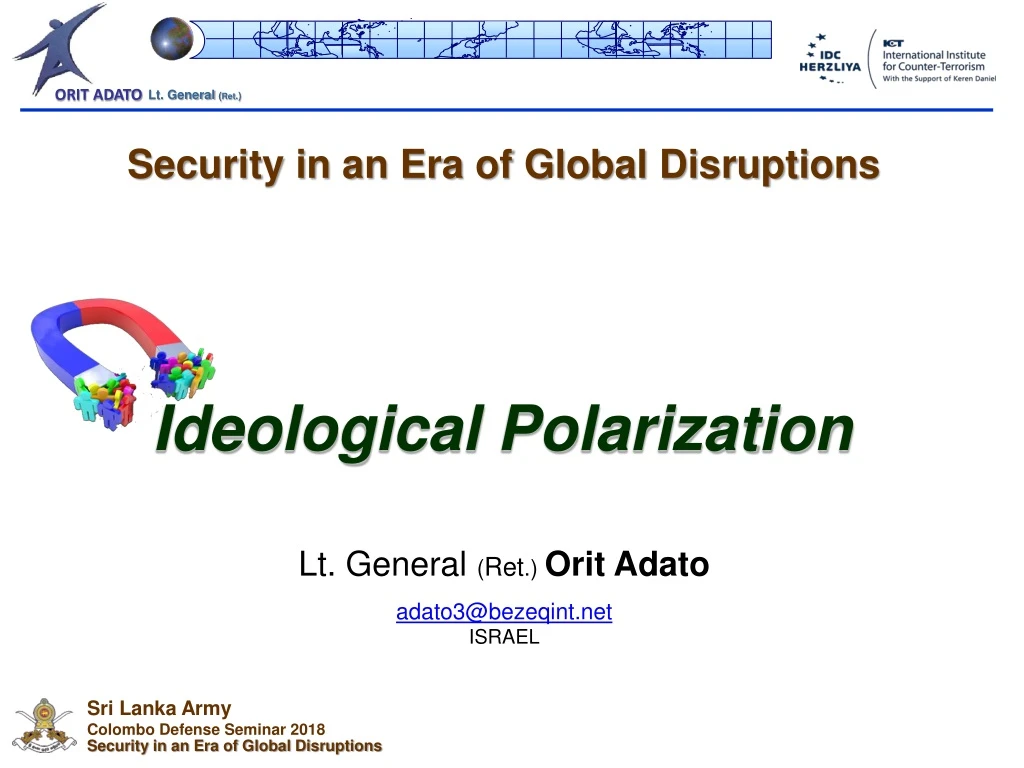 security in an era of global disruptions
