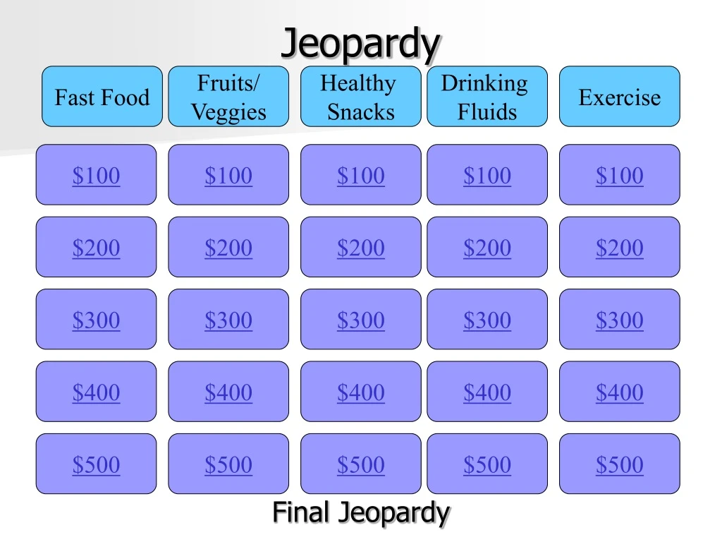 jeopardy