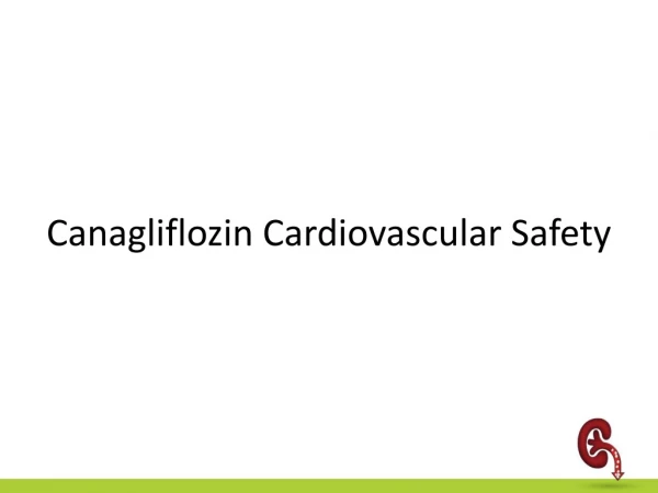 Canagliflozin Cardiovascular Safety