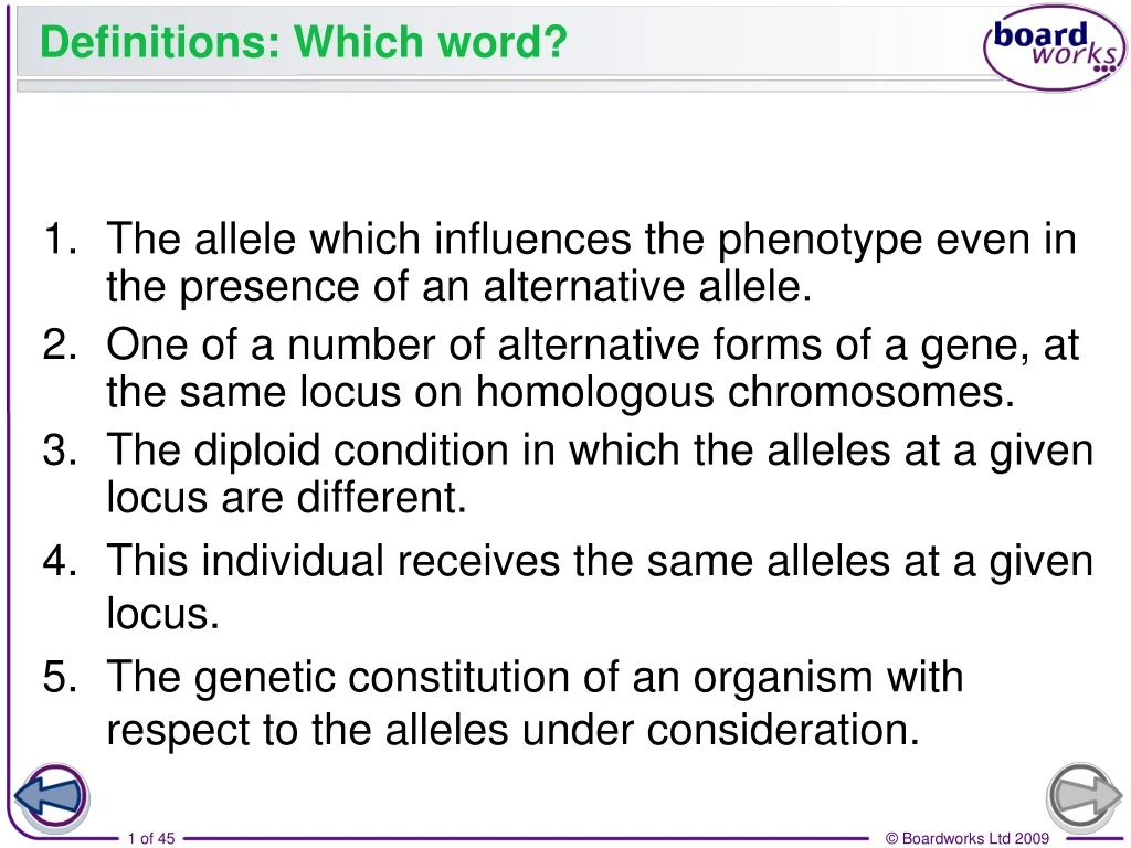 definitions which word