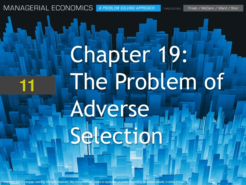 chapter 19 the problem of adverse selection