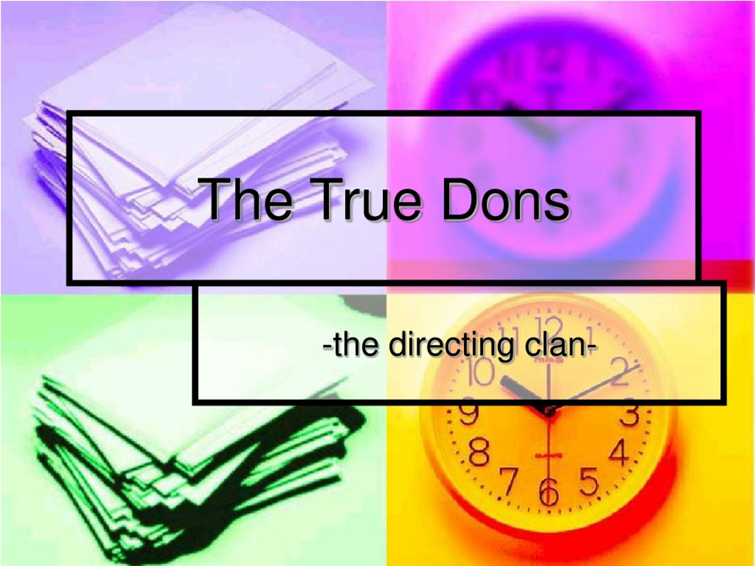 The True Dons: A Theatrical Journey Through Medieval Mayhem - slide 1