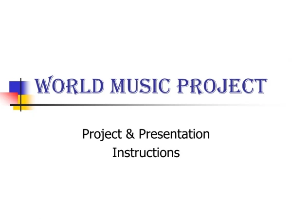 World Music Project