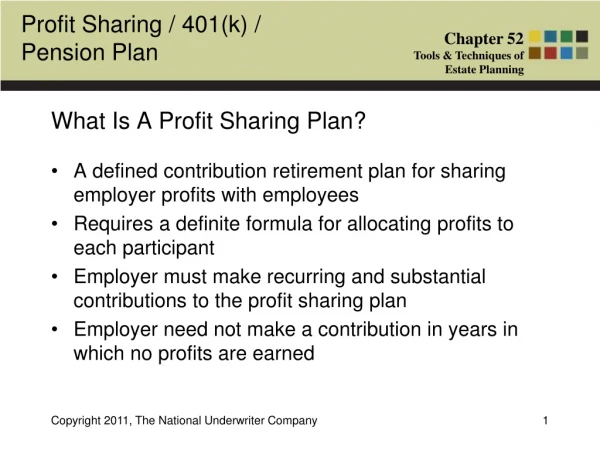 What Is A Profit Sharing Plan?