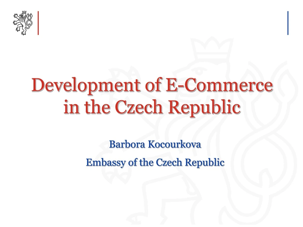 development of e commerce in the czech republic