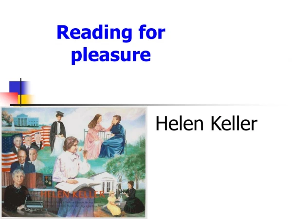 Reading for pleasure