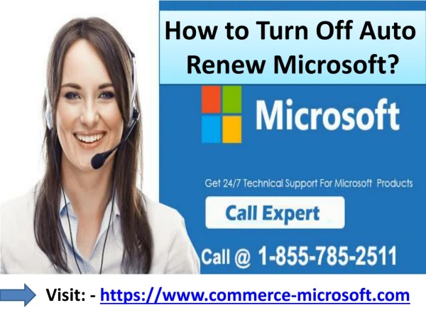 How to Turn Off Auto Renew Microsoft? 1-855-785-2511