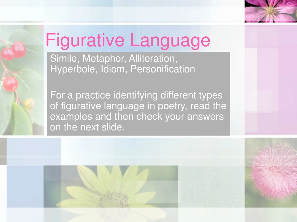 figurative language