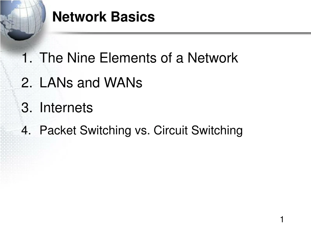 network basics