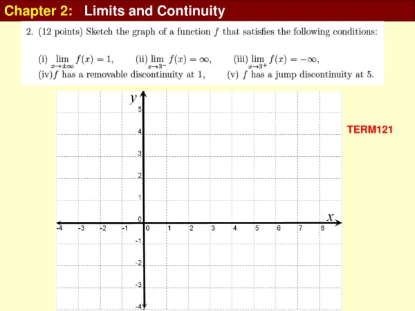 Chapter 2: Limits and Continuity