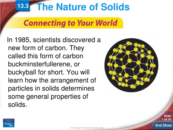 The Nature of Solids