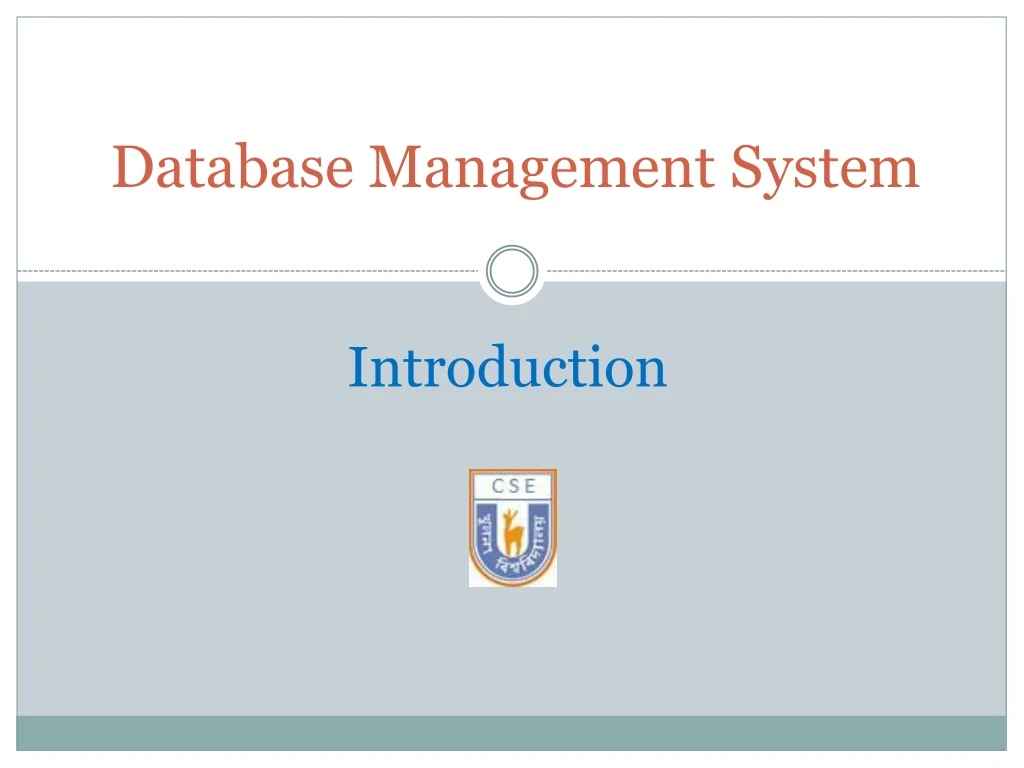 database management system