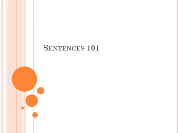 Sentences 101