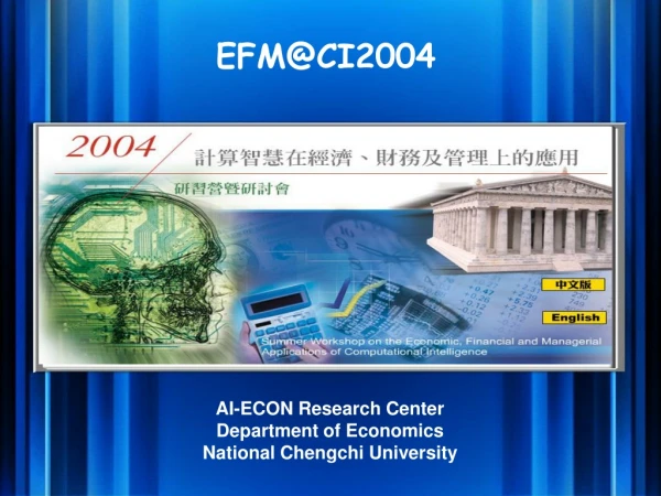 AI-ECON Research Center Department of Economics National Chengchi University