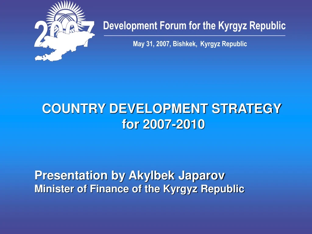 country development strategy for 200 7 20 10