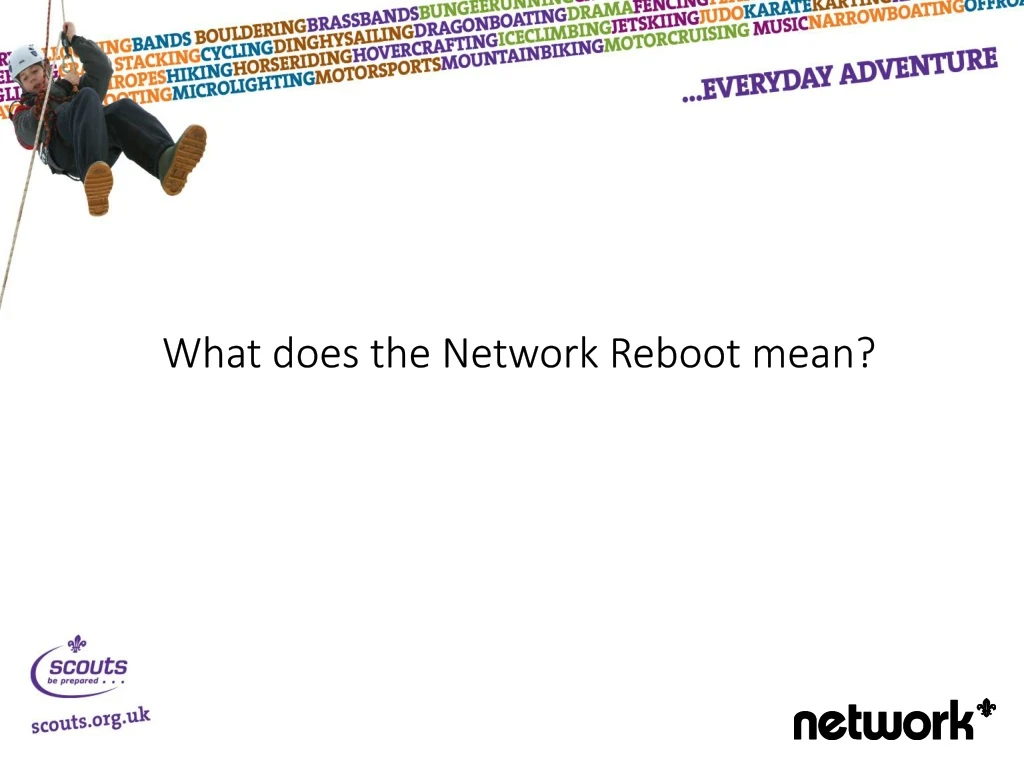 what does the network reboot mean