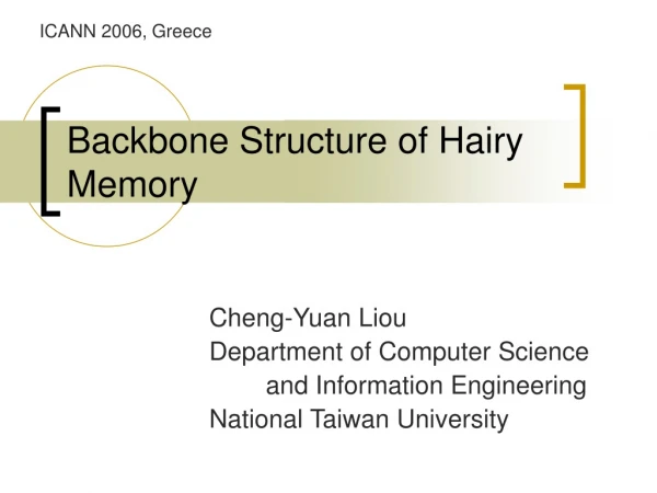 Backbone Structure of Hairy Memory