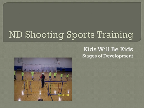 ND Shooting Sports Training