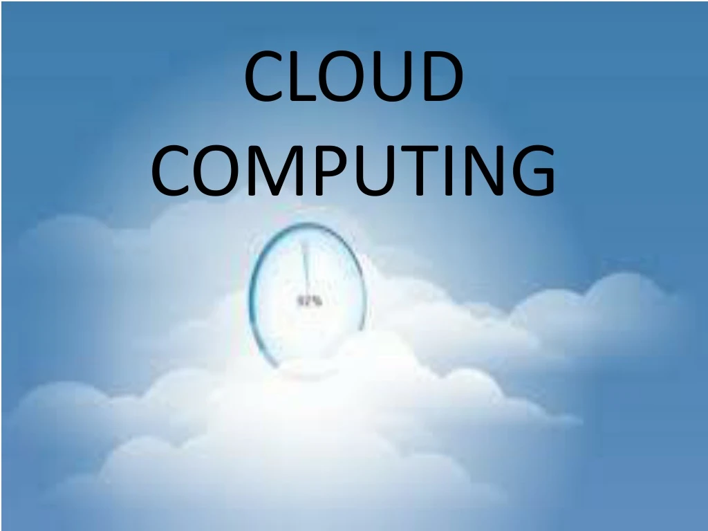 cloud computing