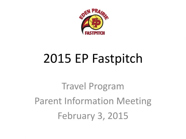 2015 EP Fastpitch