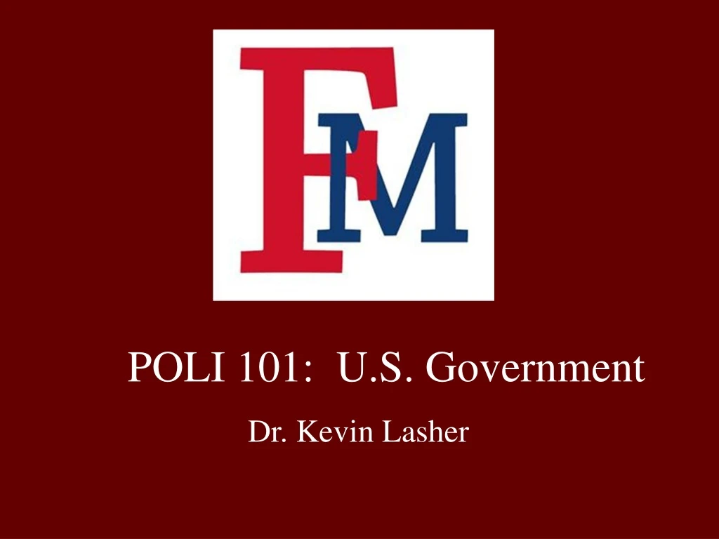 poli 101 u s government