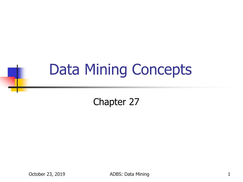 data mining concepts