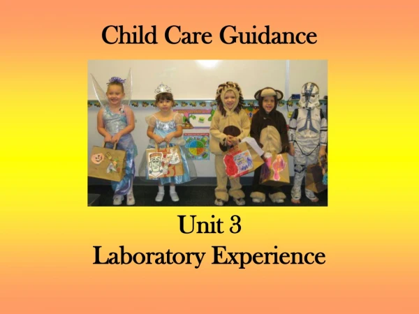 Unit 3 Laboratory Experience