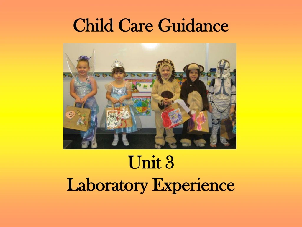 unit 3 laboratory experience