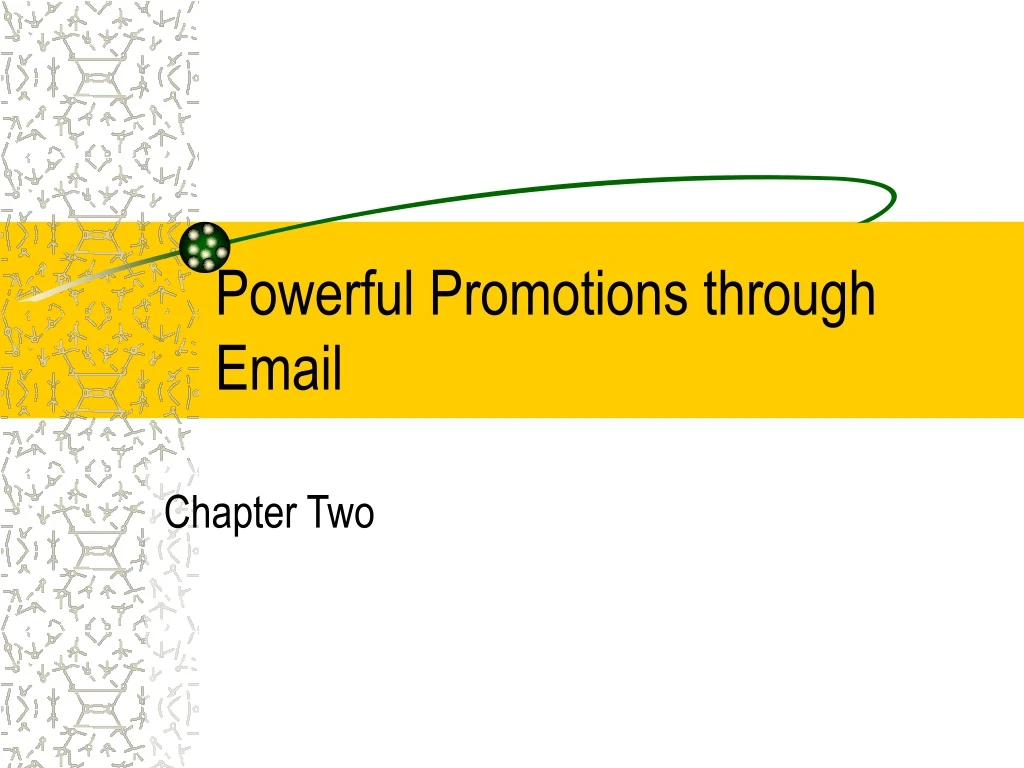 powerful promotions through email