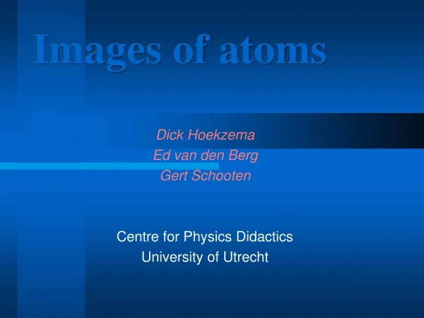 Images of atoms