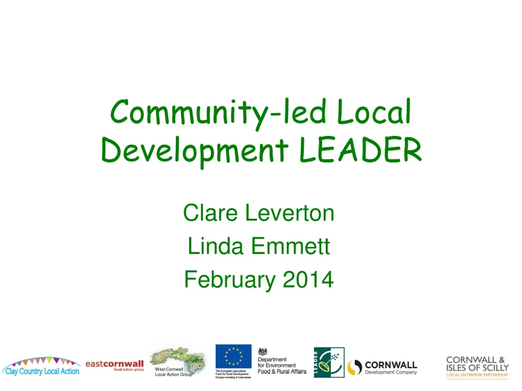 community led local development leader