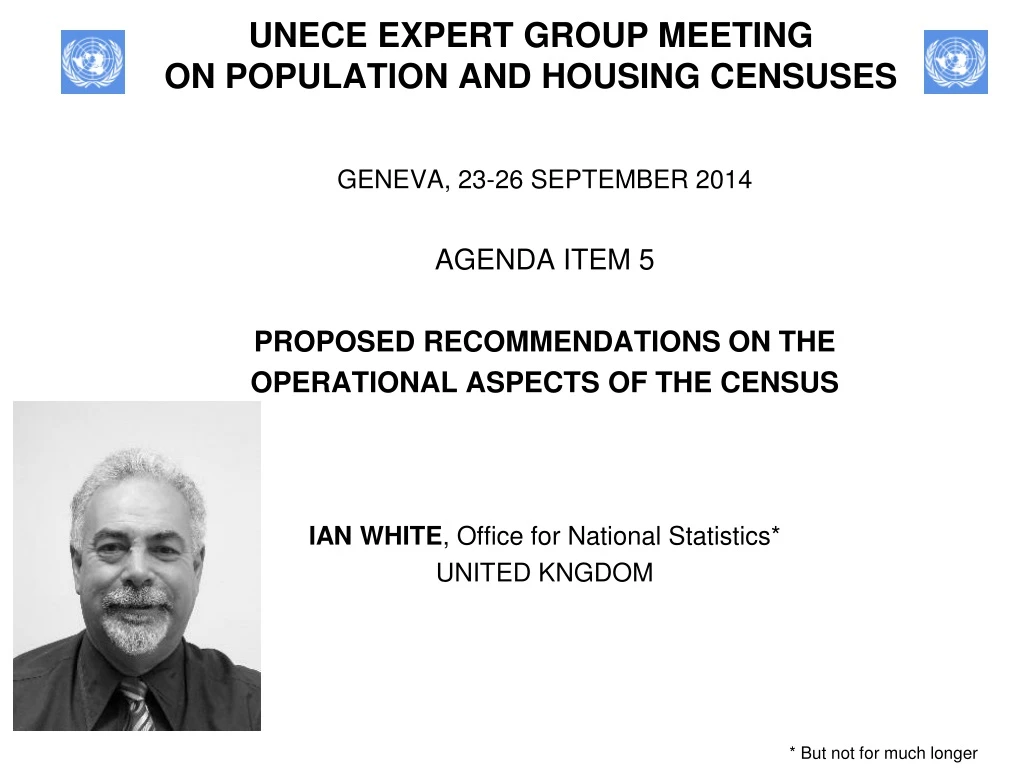 unece expert group meeting on population and housing censuses