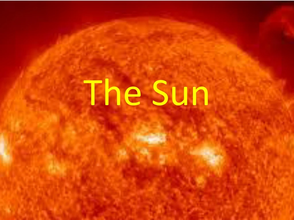 the sun