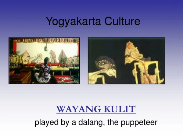 Yogyakarta Culture