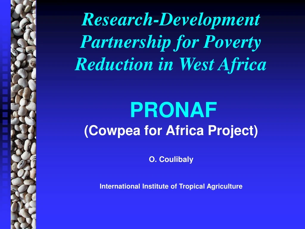 research development partnership for poverty