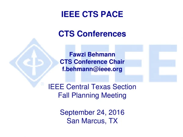 2016 CTS Conference