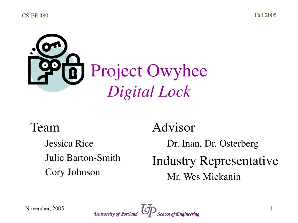 project owyhee digital lock