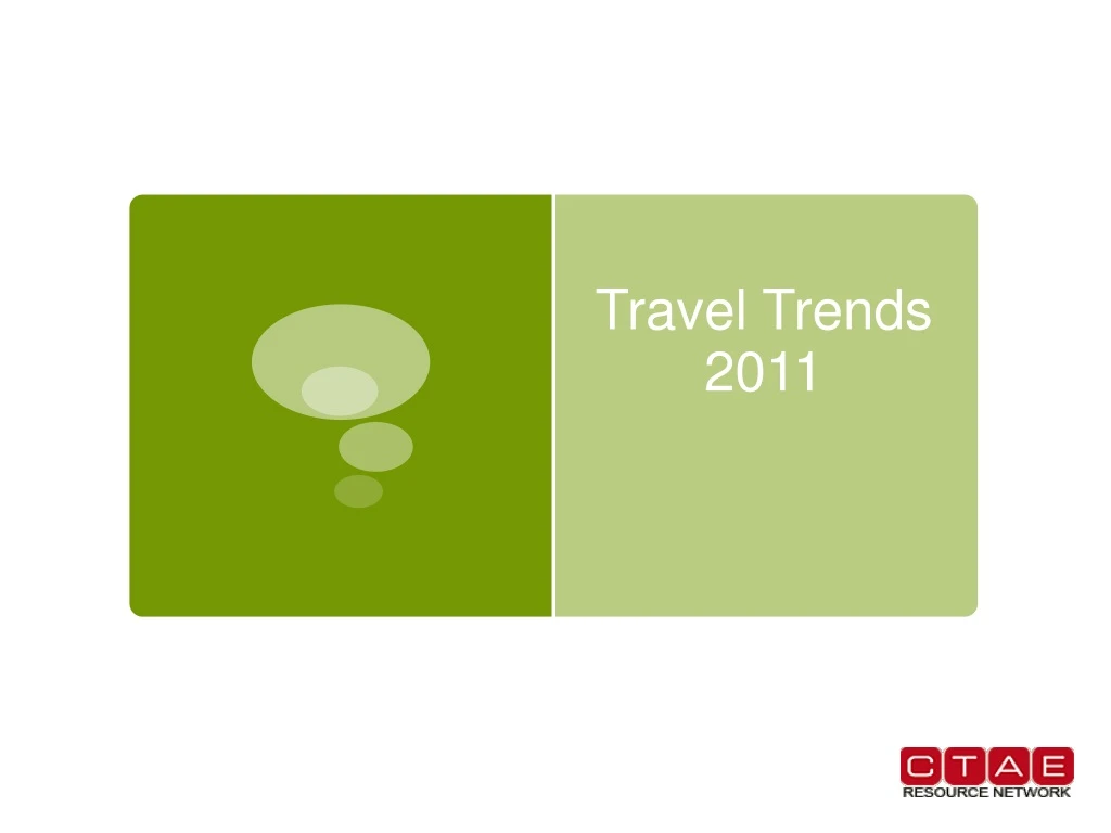 travel trends 2011