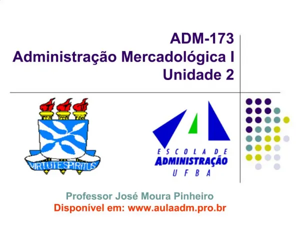 ADM-173 Administra o Mercadol gica I Unidade 2