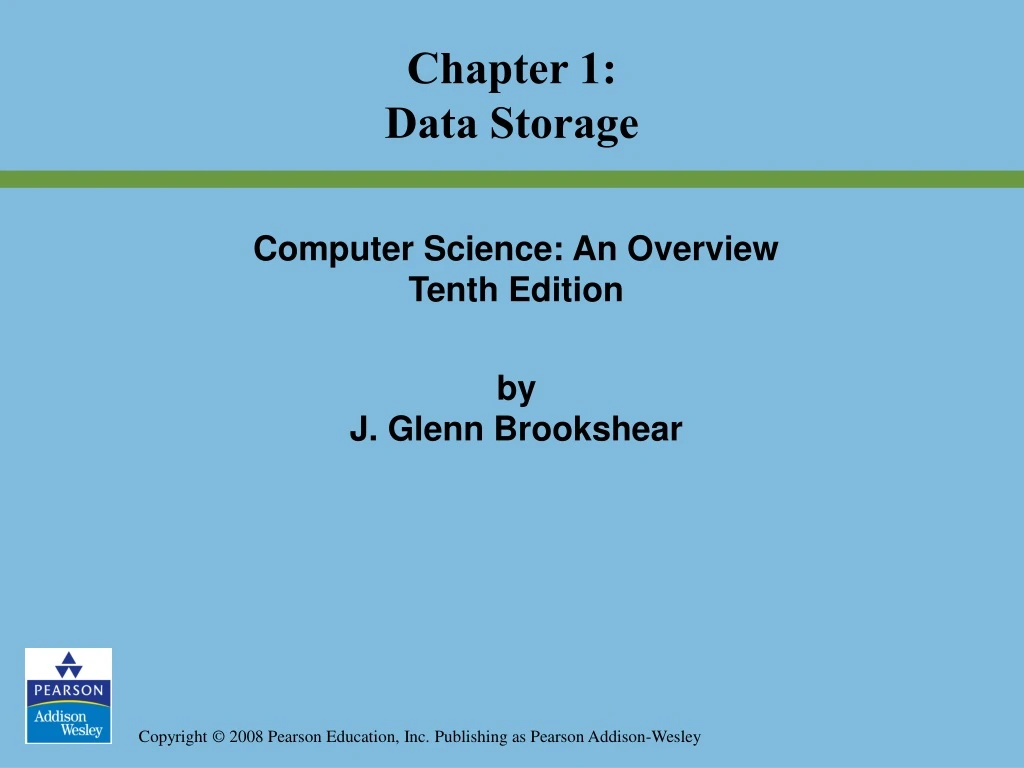 chapter 1 data storage