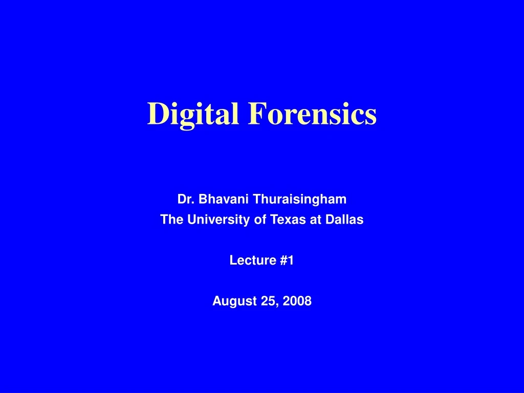 digital forensics