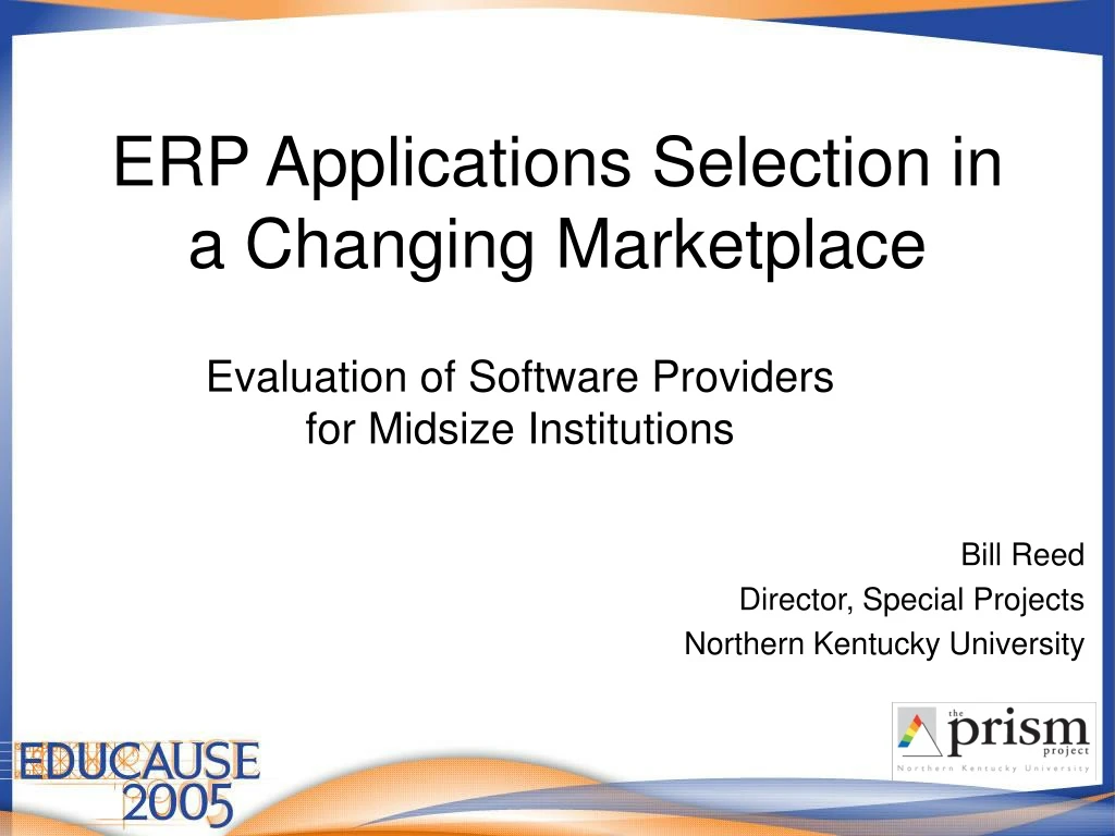 erp applications selection in a changing marketplace