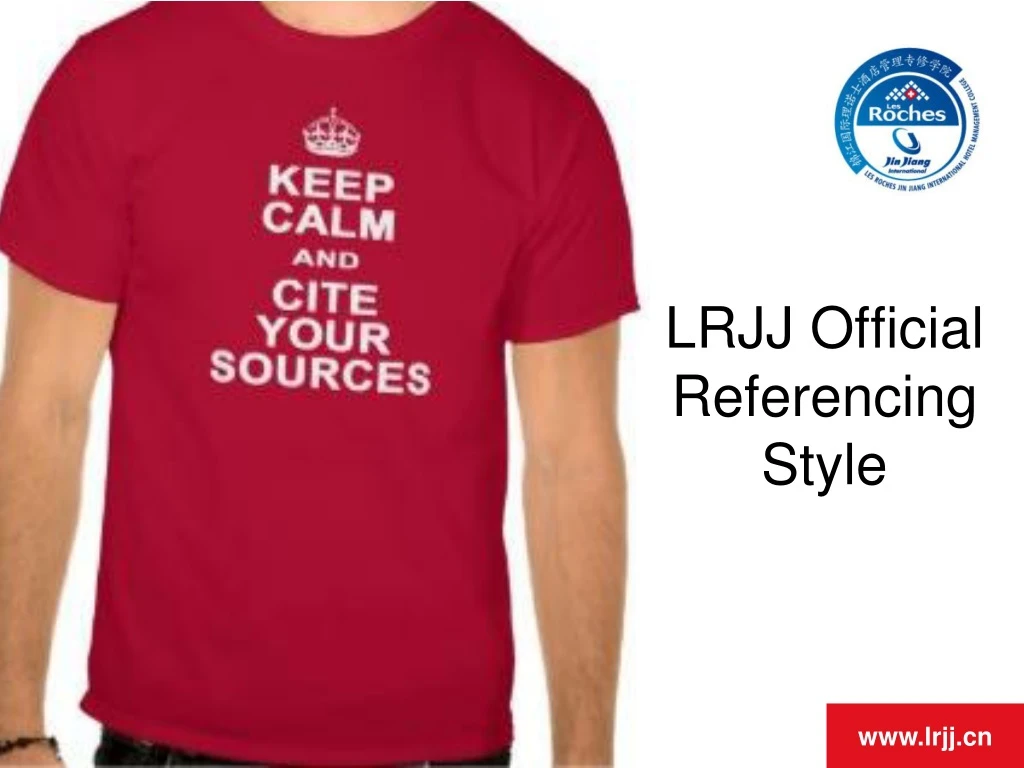 lrjj official referencing style